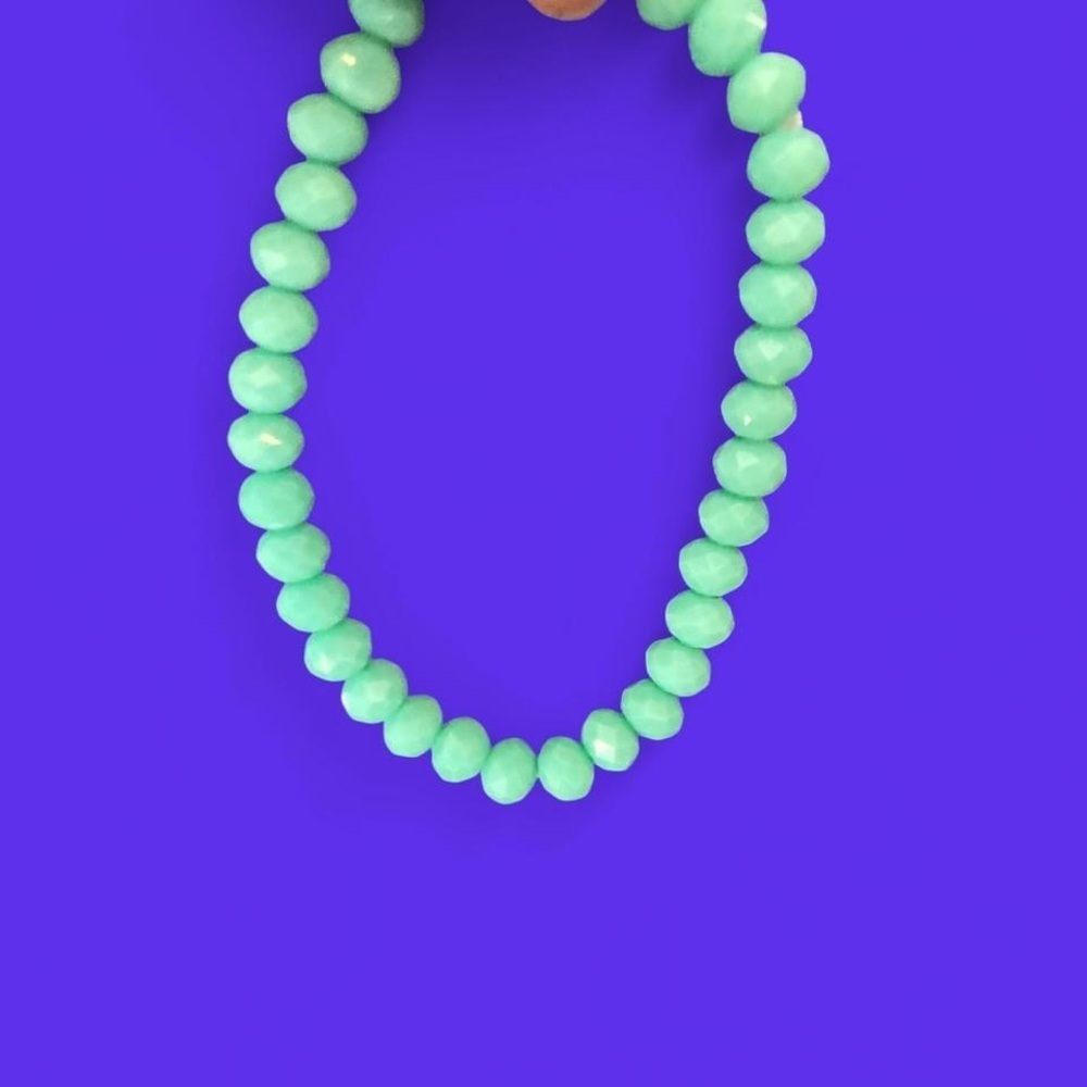 Bluish beaded bracelet